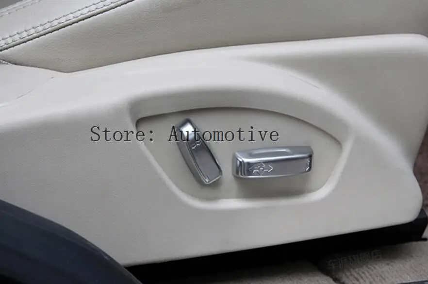 Матовая хромированная накладка кнопки регулировки сиденья ABS для VOLVO XC60 V60 V40 S60 S80