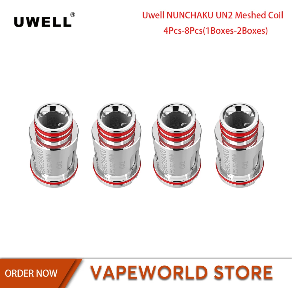 Оригинальная сетчатая катушка Uwell NUNCHAKU UN2 4-8 шт. 0 2 Ом аксессуары для электронных