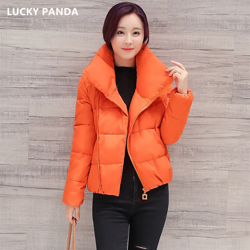 Luckypanda Мода 2016 года тонкий Пуховики и парки для женщин теплые зимние однотонные