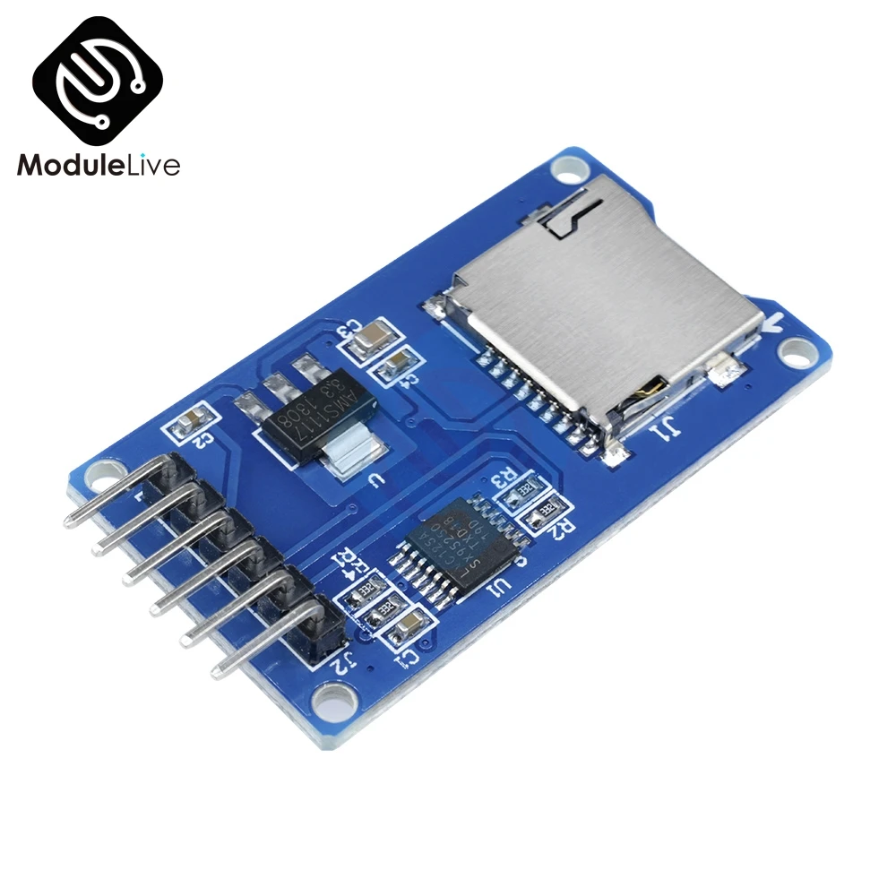 Плата расширения Micro SD для Arduino 5 шт. защитная модуль памяти SPI TF карты|Детали и
