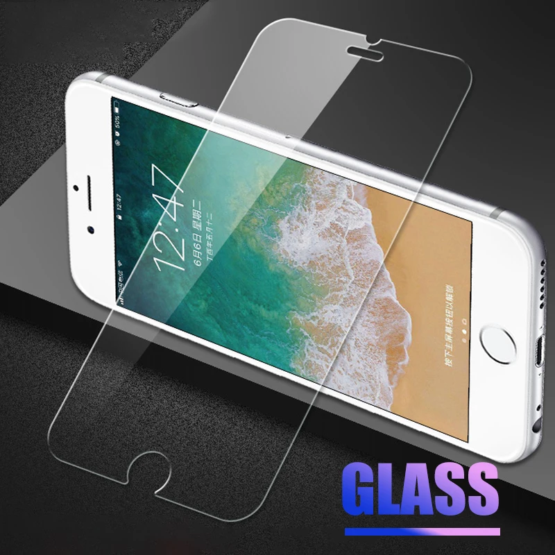 3D 9H закаленное стекло для iPhone XR XS Max X 8 7 6S 6 Plus 5 5S 4S SE защита экрана