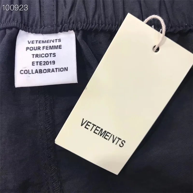 2019ss Новинка Лидер продаж В стиле хип-хоп Vetements шорты высокого качества