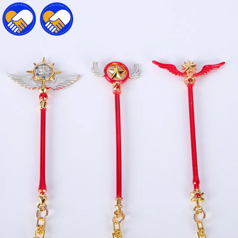 4 стиль Карта аниме Captor Sakura фигурка напечатанная Косплей волшебная палочка ключ