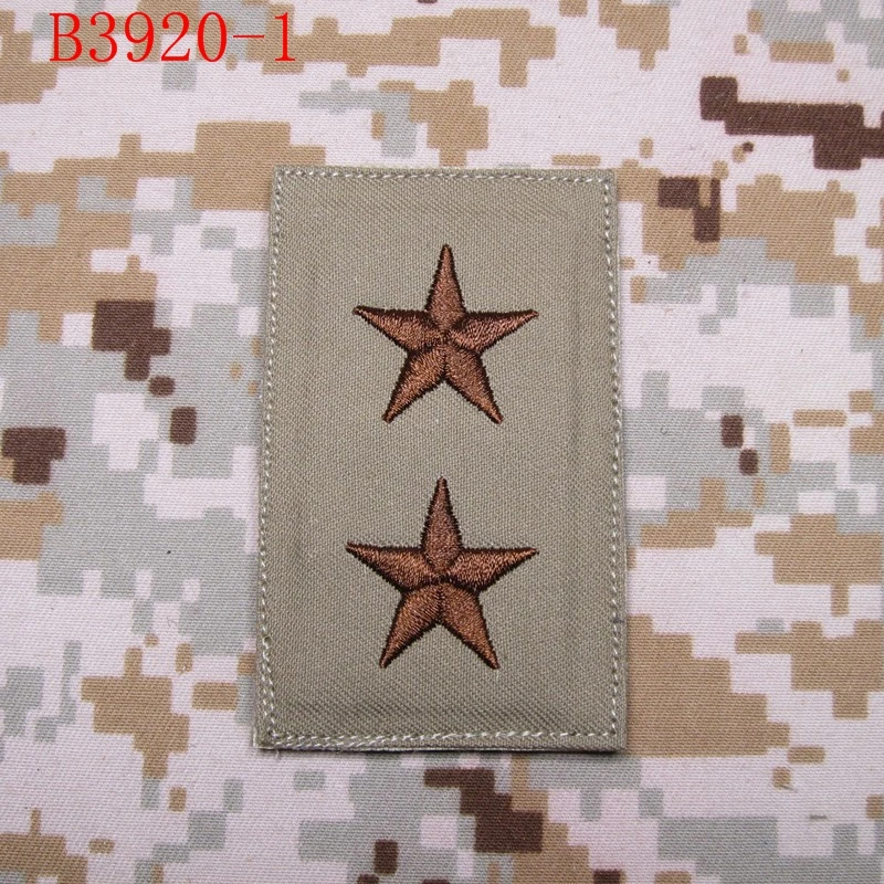 B3920 Загар фон загар дизайн армии США ранг Военная Вышивка патч знаки отличия - Цвет: B3920