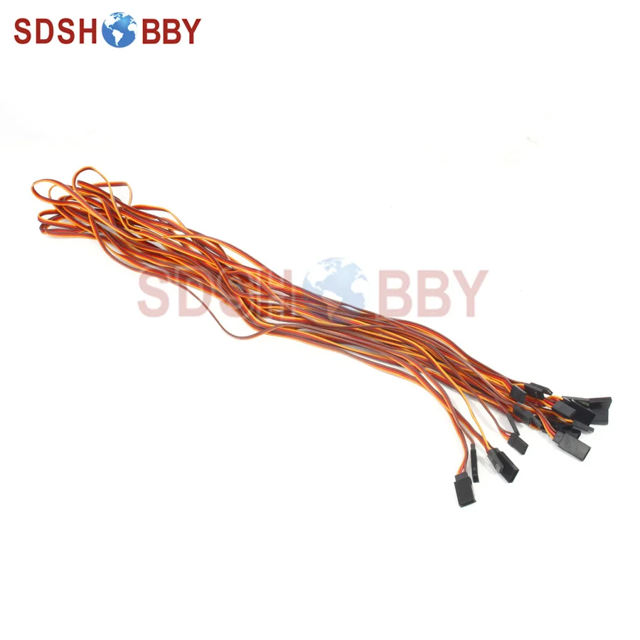 10 шт. * 26 #/26AWG Servo удлинитель плоский кабель 1000 мм|servo extension|servo extension cableservo cable |