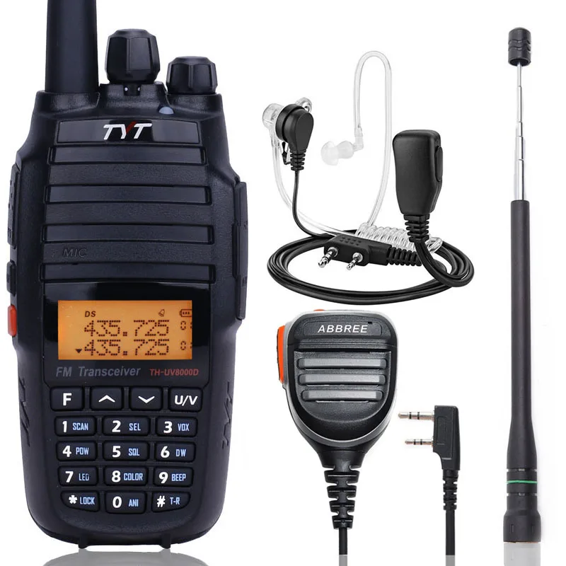 Обновленная версия TYT TH-UV8000D cross band 10 Вт портативная рация 3600 мАч батарея VHF UHF двухдиапазонный любительский fm-радио приемопередатчик - Цвет: as picture1