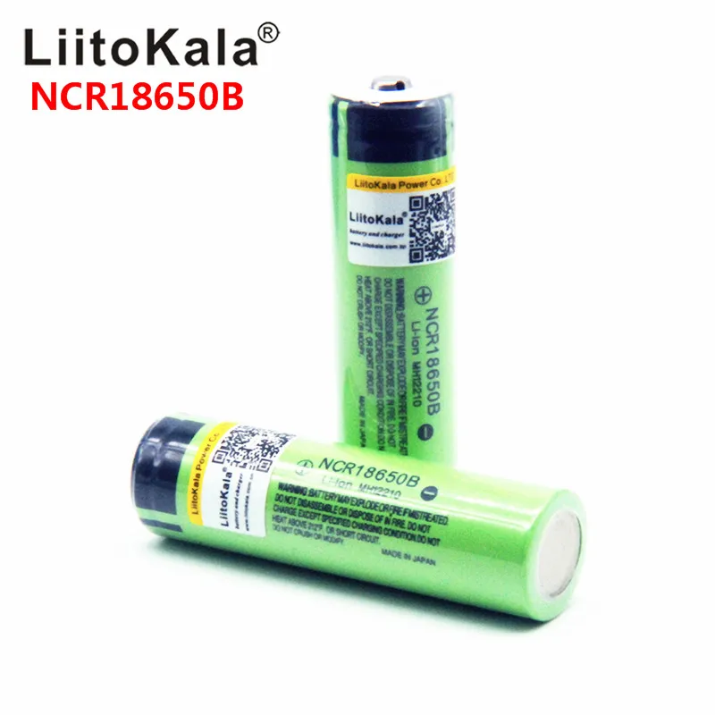 Оригинал liitokala NCR18650B 3 7 v 18650 батарея 3400mah литиевая аккумуляторная для фонариков