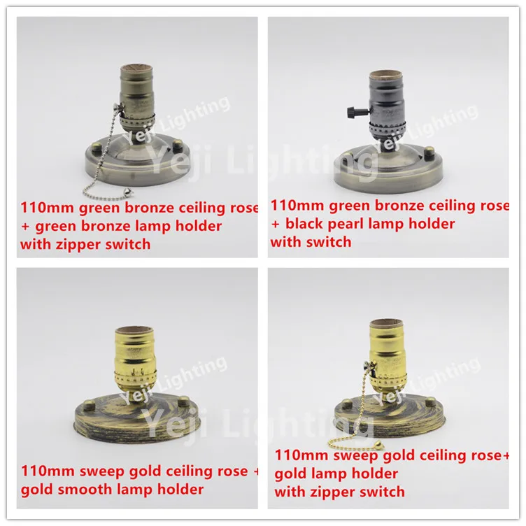 Настольная лампа Эдисона винтажная алюминиевая Ретро E27 светодиодная трубчатые