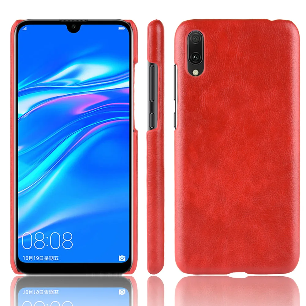 Luxury Litchi Leather Case for Huawei Y7 Pro 2019 Y5 Y6 Prime Y9 2018 Cover PU Back Phone Cases Honor Play P Smart Plus |