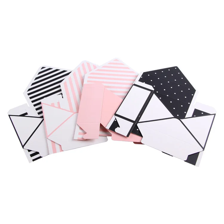8 шт./лот картонный конверт складная коробка для цветов упаковка Подарочная