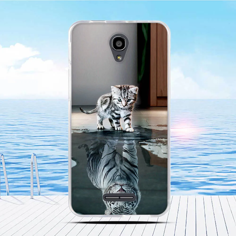 Чехол для Alcatel Pop 4 Plus + 5 &quotOT5056 чехол с 3D рельефным рисунком задняя крышка из ТПУ