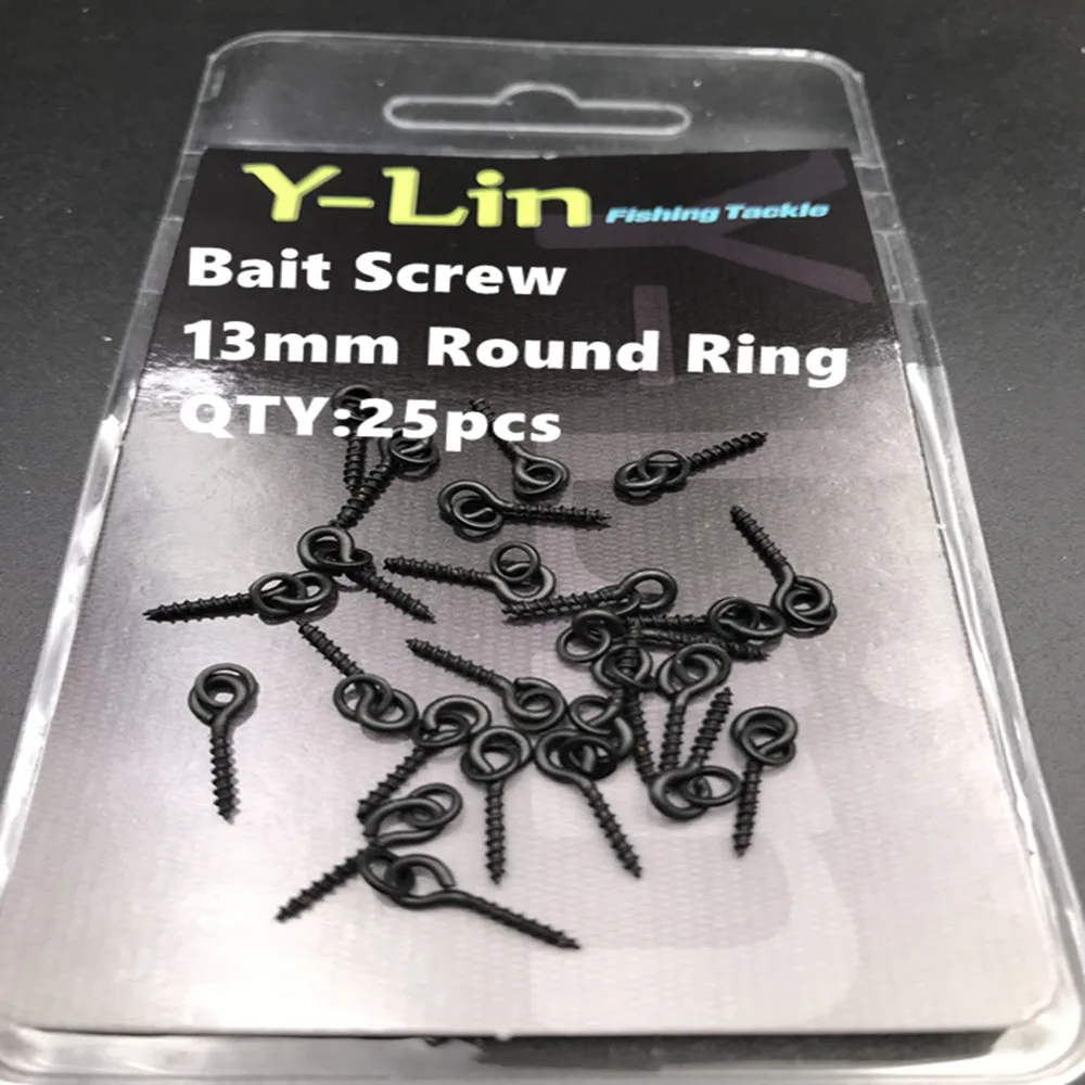 50pcs13MM ловля карпа всплывающие булочки шуруп для приманки с кольцом крючки Крюк Ссылка остановки раир установки Инструменты имитация кукурузы Тигр гайка шурупы