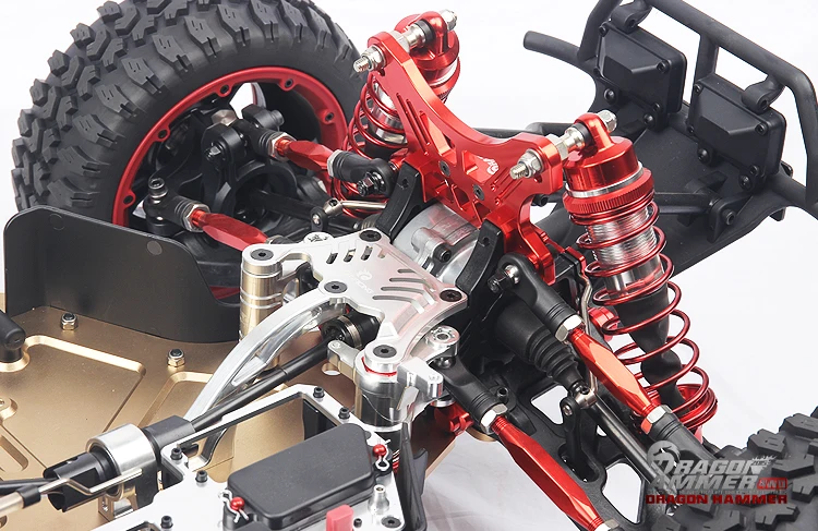 Ковш 1/5 4WD Dragon Hammer пустынный грузовик 2,0 задний прямой мост газовый грузовик RTR Rc автомобиль 36cc двигатель с двумя 65 кг сервопривод