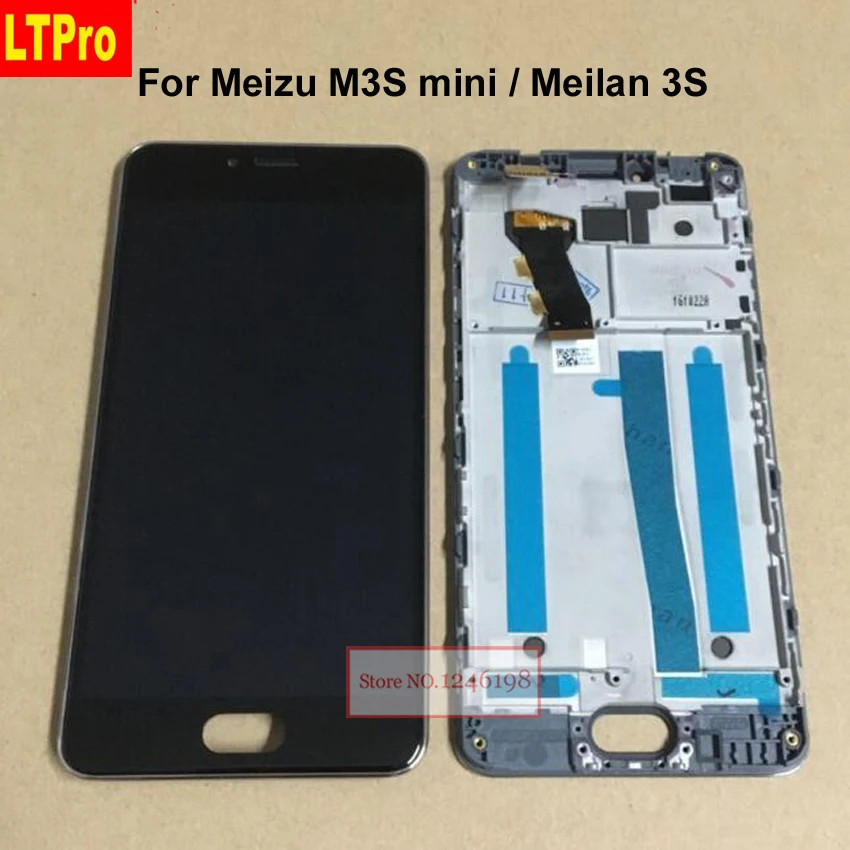 

LTPro 5,0 "Высокое качество для Meizu M3s mini/Meilan 3s сенсорный экран дигитайзер + ЖК-дисплей в сборе с рамкой мобильного телефона