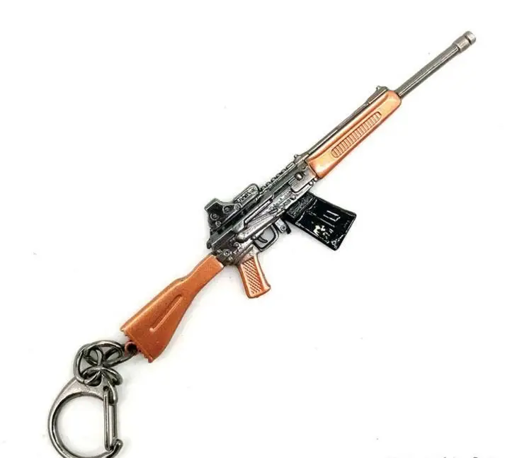 Игра CS GO PLAYERUNKNOWNS боя PUBG AKW AWM MK14 пистолет Модель ключ пряжкой модель косплей брелок