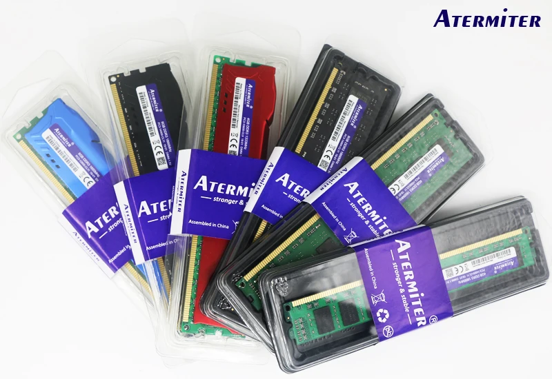 Оперативная память atermiter DDR3 2 ГБ 4 8 PC3 1866 1600 1333 МГц 10600 12800 радиатор ПК модуль памяти