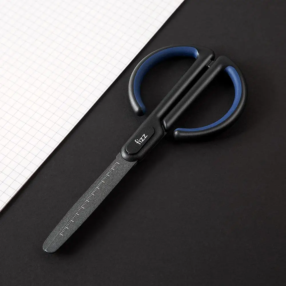Xiaomi Fizz тефлоновые ножницы деление шкалы безопасные скругленные режущие головки из нержавеющей стали креативные ножницы канцелярские ножницы для офиса