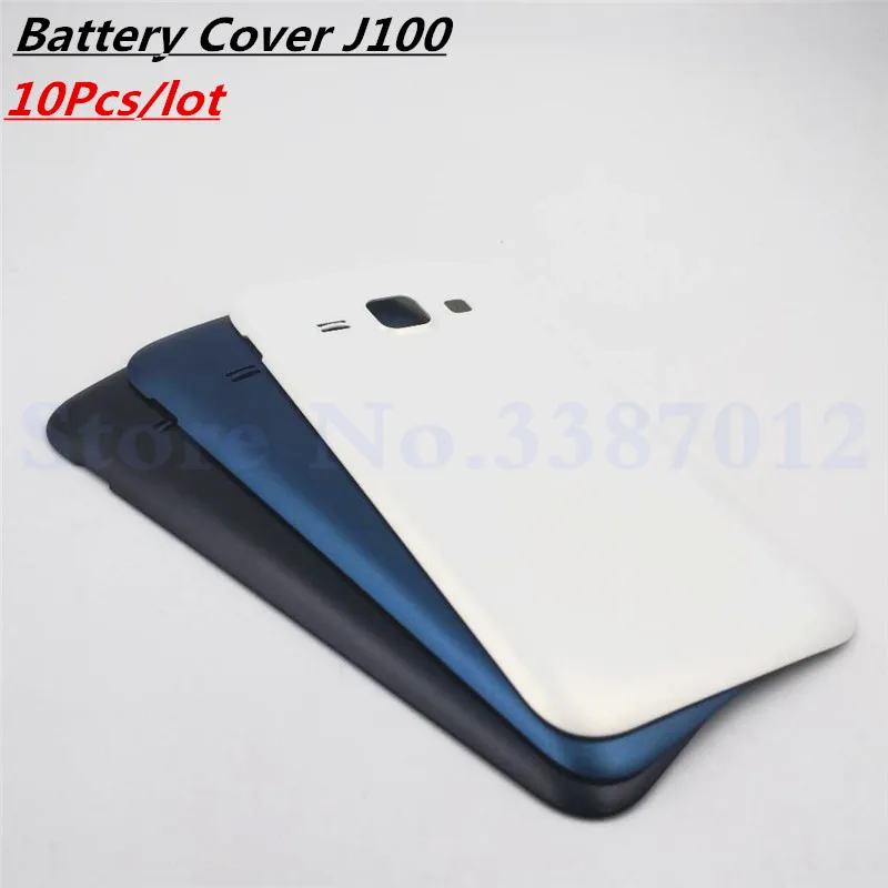 10 шт./лот для Samsung Galaxy J1 J100 J100F J100H Корпус задняя крышка аккумулятора Fundas Запчасти