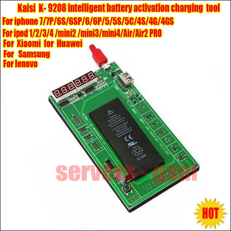 Новейшая профессиональная плата зарядки Kaisi с активацией батареи и кабелем Micro USB