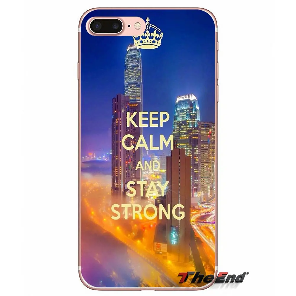 Силиконовый чехол для Xiaomi Redmi 4 3 3S Pro Mi3 Mi4 Mi4i Mi4C Mi5 Mi5S Mi Max Note 2 Keep Calm And Stay Strong |