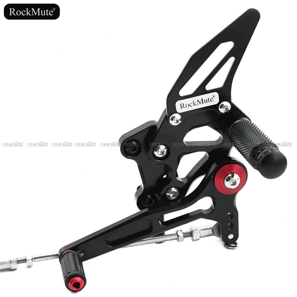 Мотоцикл Rearsets для Kawasaki Ninja 250R/EX250 2008-2012 CNC регулируемая подножка рычаг