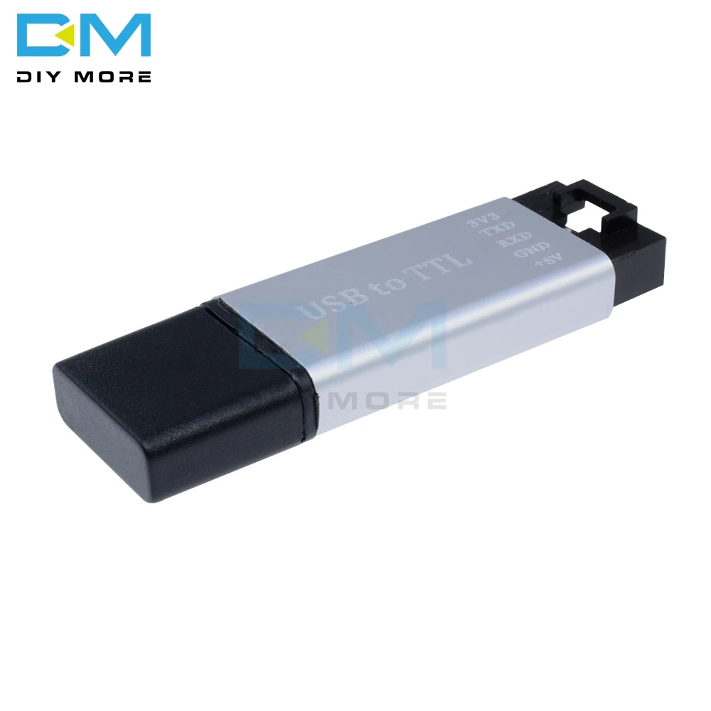 Алюминиевый корпус CP2102 12 Мбит/с USB 2,0 к ttl UART модуль 5Pin последовательный преобразователь STC Замена FT232 модуль 5 В/3,3 В Тип A металлический чехол
