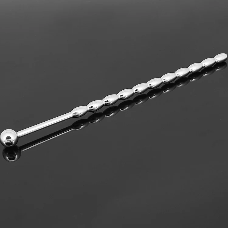 

6*158mm stainless steel urethral beads sound beaded Prince Albert Wand penis jewelry plug insert sex toys