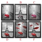 2018 реальные бросающиеся 3d Алмазная живопись своими руками вышивка крестиком вышивка мозаика 5d Вышивка Парижский Зонт рисунок хобби ремесла