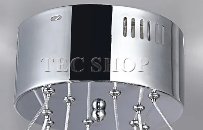 JH Бесплатная конструкция одиночное кольцо светодиодный хрустальная люстра для