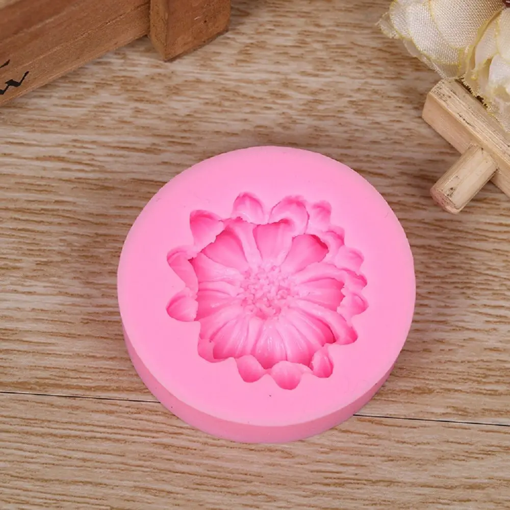 1 шт маленький Лили пион Форма силиконовые формы Fondant (сахарная) шоколад мыло