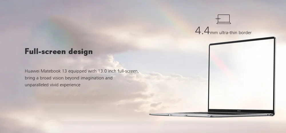 Ноутбук HUAWEI WRT-W19B MateBook 13," Windows 10 Intel Core i5-8265U quad core 1,6 GHz 8GB ram 512GB SSD с датчиком отпечатков пальцев