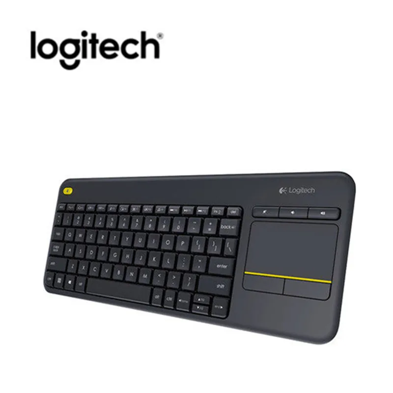 Logitech K400 плюс K400PLUS Беспроводной клавиатура с тачпадом клавиатура для ПК ТВ