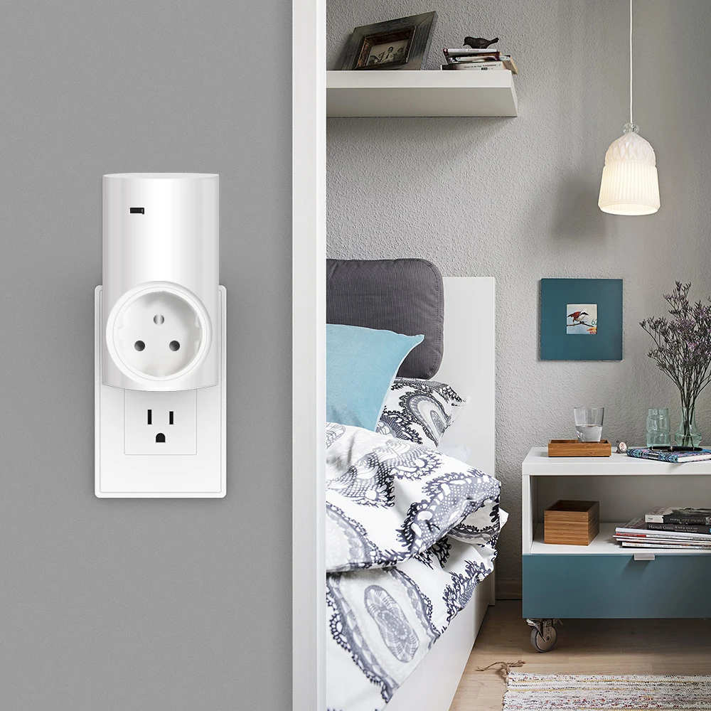 KEBIDU FR/EU/US Wifi умный штекер с Alexa домашний аудио беспроводной контроль умная розетка