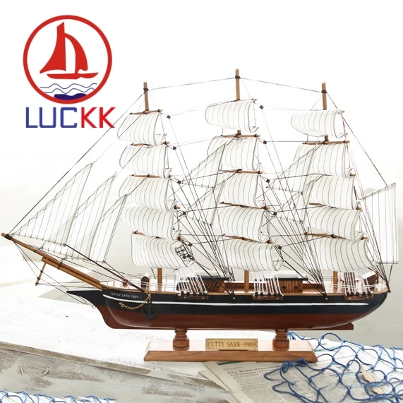 LUCKK 70 см деревянная статуэтка ручной работы CUTTY SARK морское домашнее украшение