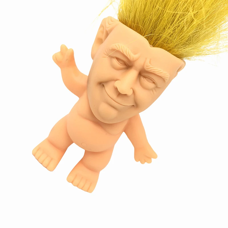 FunnyTrump винил куклы с длинными желтыми волосами американский президент фигурки