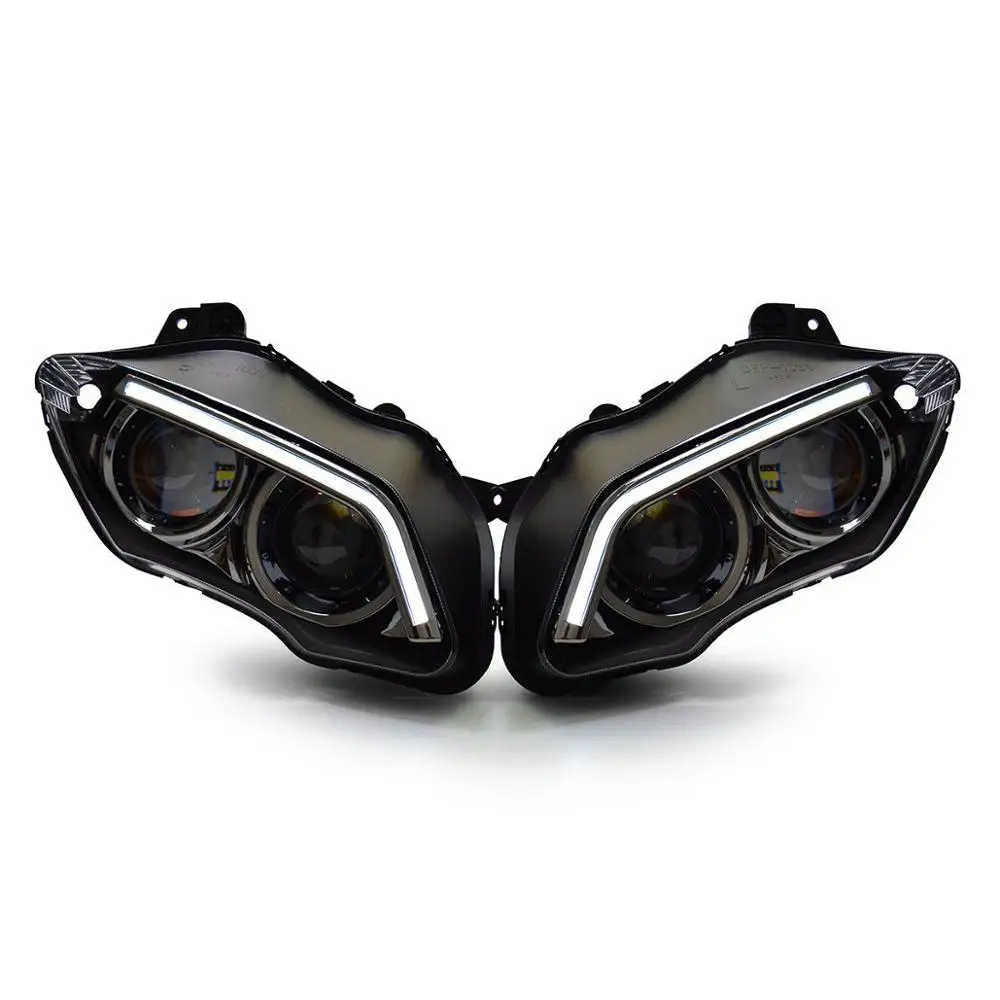 Without Demon Eye KT светодиодный фонарь для Yamaha YZF R1 2007-2008 - Цвет: Without Demon Eye