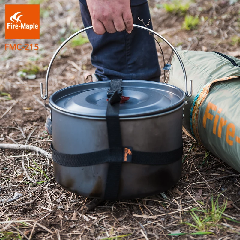 Fire-Maple огнеупорный камень 8L подвесной горшок висит посуда для пикника кемпинга посуда Большой Глубокий Подставка под чайник 10 кг