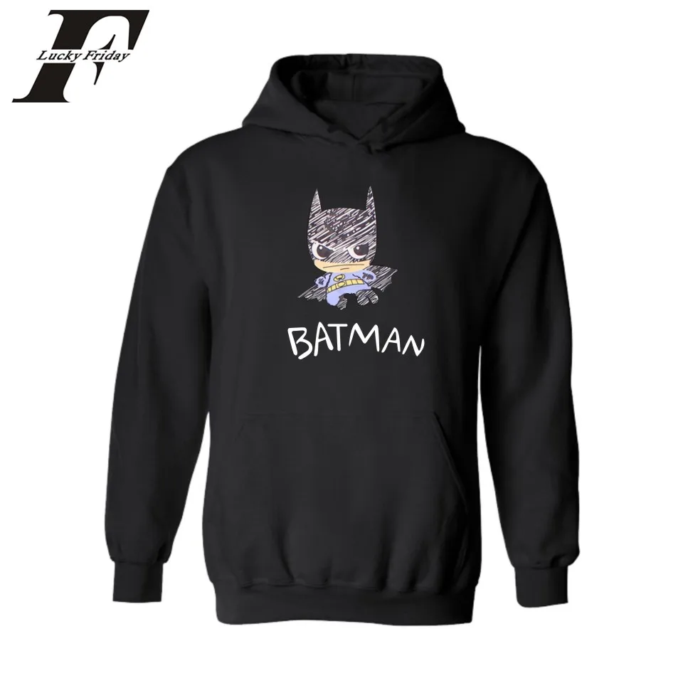 Толстовки с Бэтменом 2017 Осень Зима мужская Толстовка и толстовка спортивный