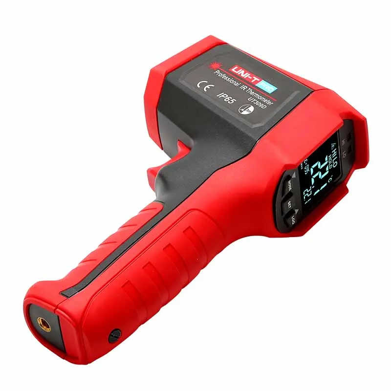 UNI-T UT309D Профессиональный Бесконтактный инфракрасный термометр EBTN дисплей IP65, пылезащитный и водонепроницаемый термометр