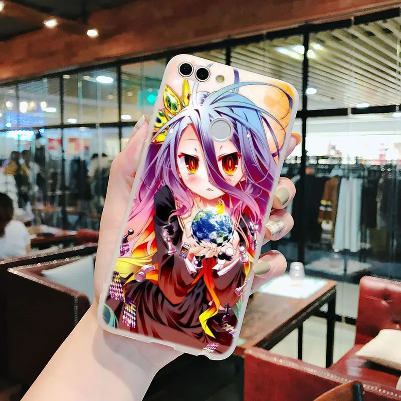 Style 01 Силиконовый чехол для телефона в стиле игры нет жизни аниме для Huawei Честь 7C 7A 8 8X9 10 Y5 Y6 Y7 Y9 V20 Lite рro Nova 3 4 - Цвет: Style 01