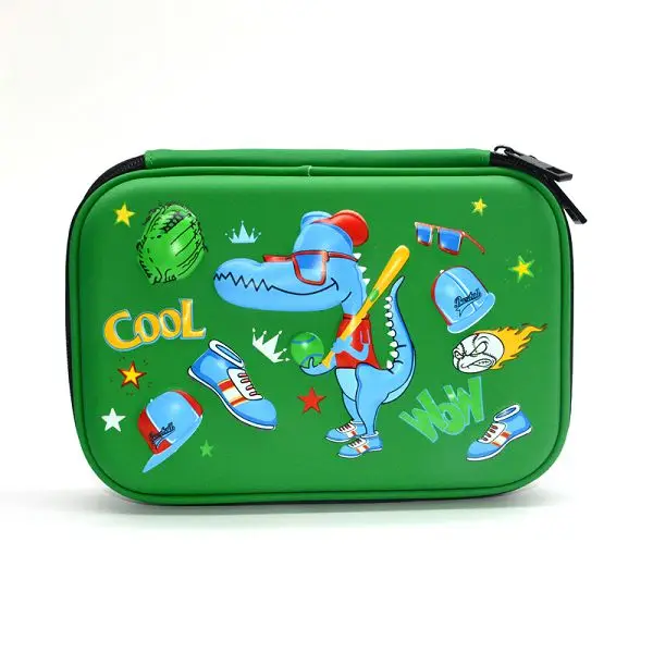 Green crocodile Чехол для карандашей Estuche Escolar Estojo Escola школьные принадлежности Trousse Scolaire Stylo единорог коробка чехол для карандашей Utiles Escolares милый - Цвет: Green crocodile