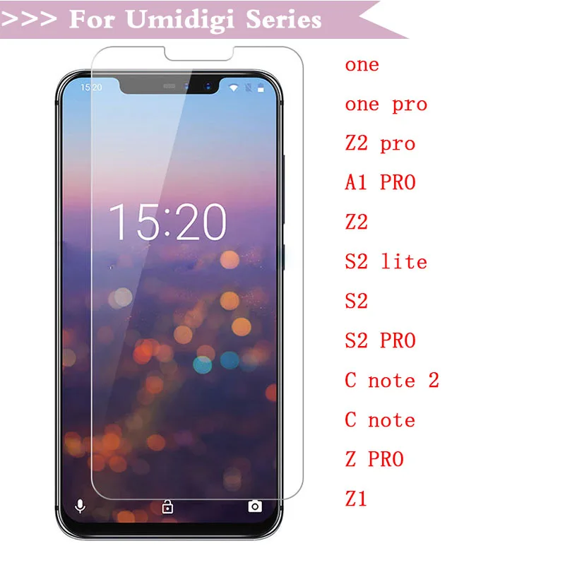 Для Umidigi one Z2 A1 S2 Z pro C note 2 Z1 lite закаленное стекло стальная пленка Защитное для