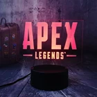 Прохладный Apex Legends битвы Royale игры PUBG TPS ночной Светильник 3D светодиодный настольная лампа для мальчиков подростков детские игрушки домашний Декор Рождество Lampara