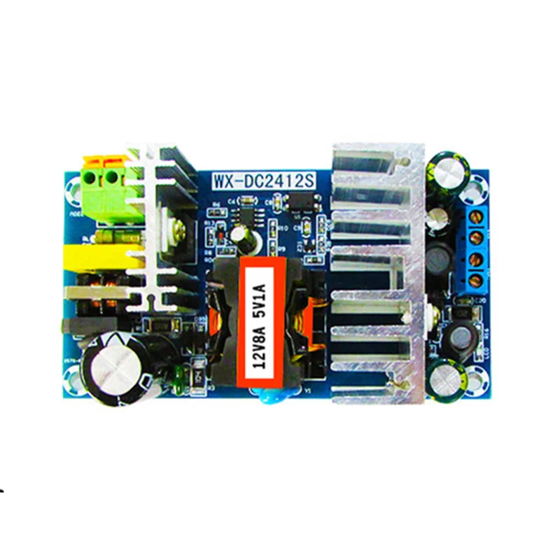 Переменный ток 110-245 В в постоянный ток 12V8A 5V1A 100 Вт импульсный модуль питания AC-DC двойной выход