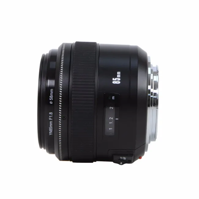 Светодиодная лампа для видеосъемки YONGNUO 85 мм f1.8 Камера бленда для объектива с фиксированным фокусным расстоянием большой апертурой Автофокус для Canon5D 500D 400D 650D 600D 450D 60D 7D