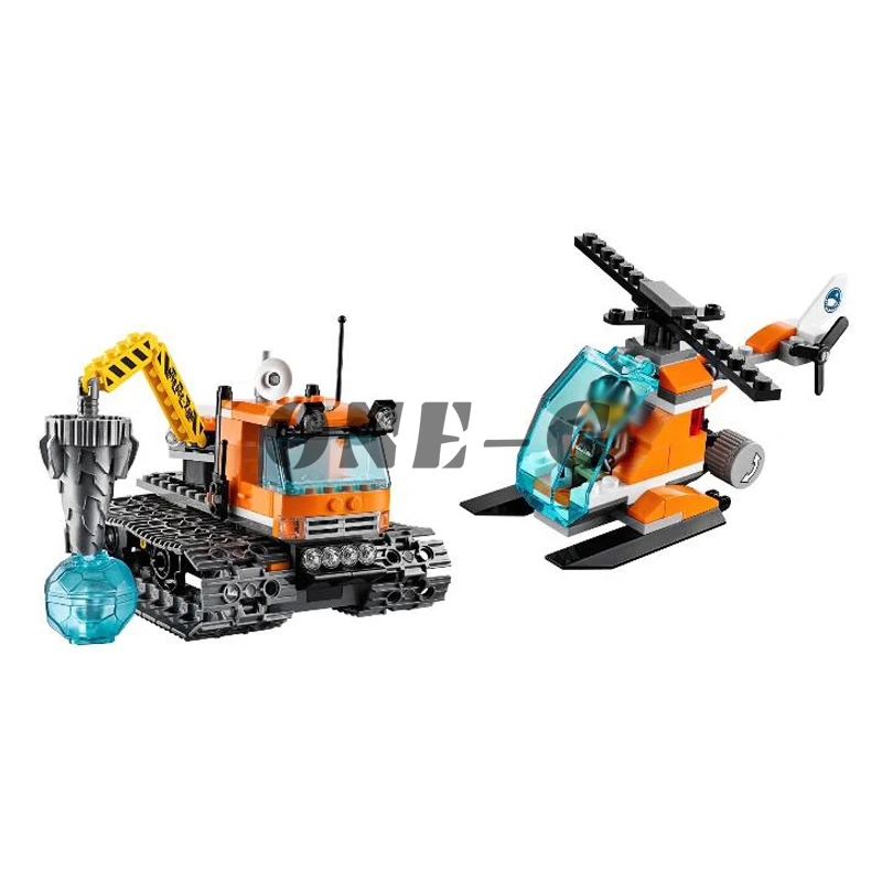 Совместимость с legoinglys City 60036 строительные блоки 10442 783 шт кирпичи Arctic Base Camp фигурки