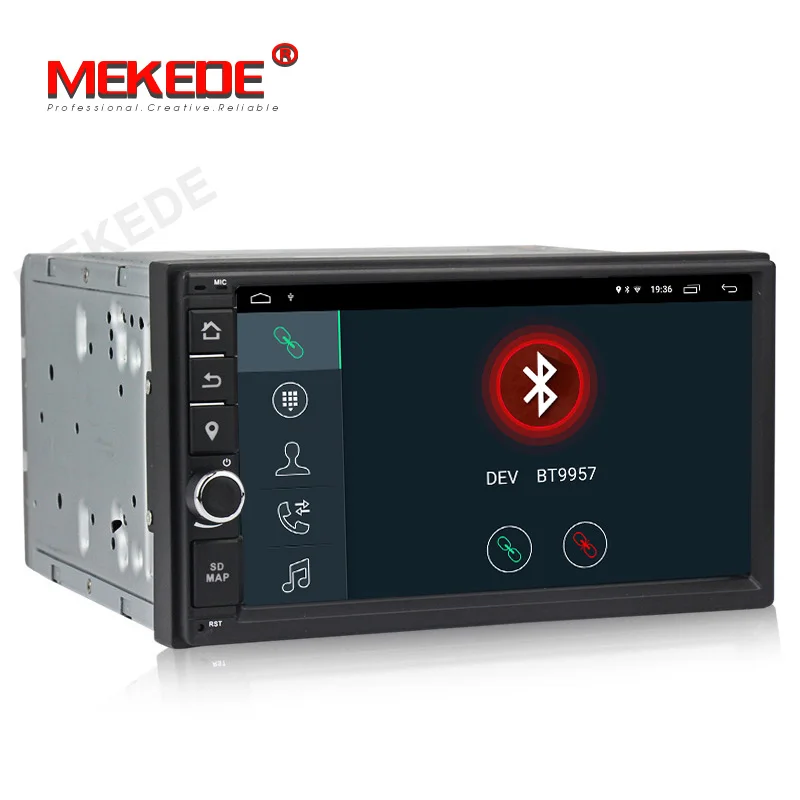 Универсальный мультимедийный плеер MEKEDE 7 &quot 4 ядра 2Din Android 10 0 радио для 2din