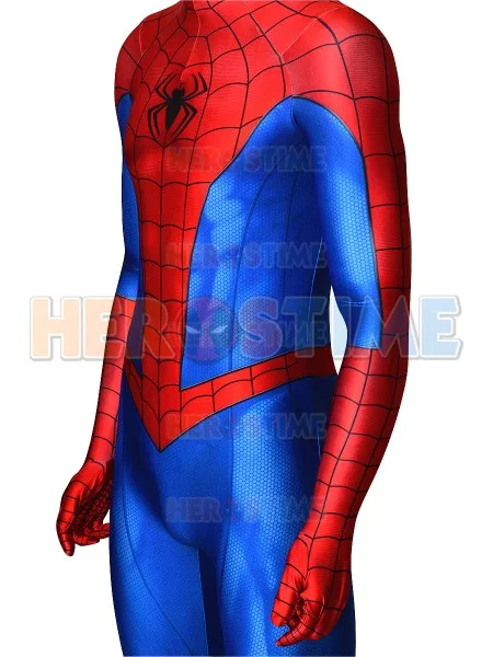 Костюм Человека паука PS4 костюм супергероя с 3D принтом карнавальный на Хэллоуин