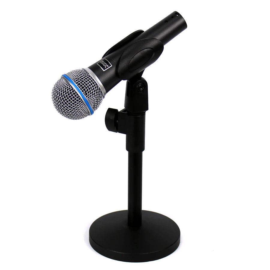 Профессиональный вокальный динамический проводной караоке микрофон Стенд