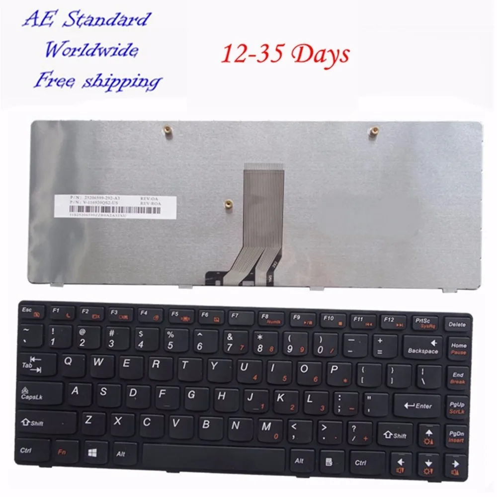 Черная клавиатура для ноутбука Lenovo B4303A B4305A B4307A G470 V470 G470AH G470GH B470 G475 B475 V480C|laptop